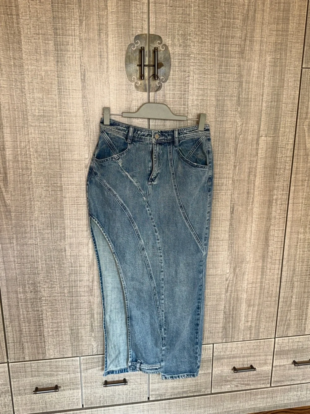Urban Revivo‎ Deconstructed Denim Skirt